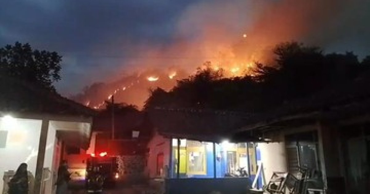 Kebakaran di Kabupaten Bandung. (Foto: Istimewa)