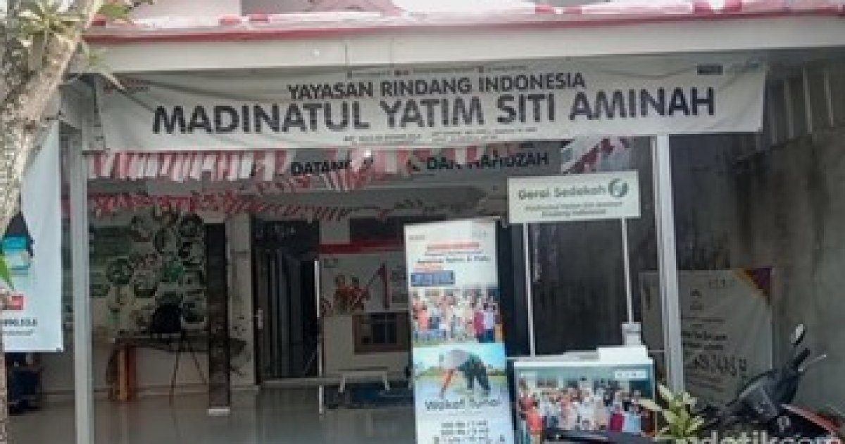 Madinatul Yatim Siti Aminah, Bojongsari, Indramayu. (Foto: Burhannudin/detikJabar)