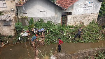 Kegiatan padat karya di Bogor (Foto: Istimewa).