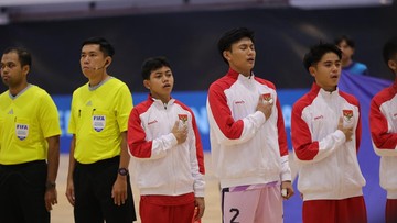 Azmi Anugrah saat tampil bersama Timnas Futsal Indonesia U-16 (Foto: Istimewa).