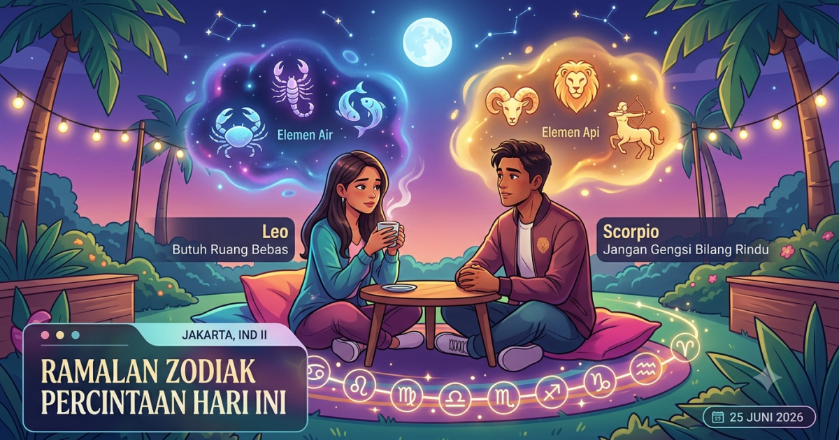 Ramalan Zodiak Cinta Hari Ini