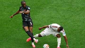 Assim Madibo disanksi berat FIFA usai membuat pemain Kanada Ismael Konde patah kaki. (Foto: REUTERS/Albert Gea)