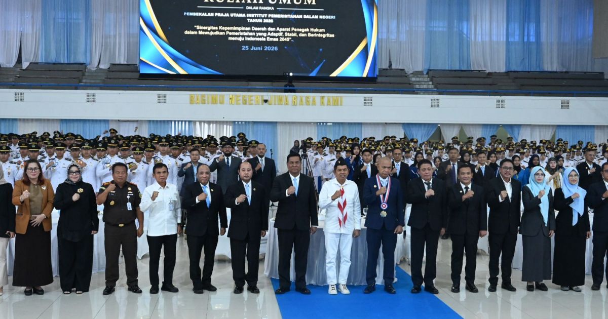 Kajati Jabar Dampingi  Jamintel Berikan Penguatan Kapasitas Kepemimpinan Praja IPDN