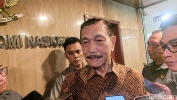 Ketua Dewan Ekonomi Nasional (DEN), Luhut Binsar Pandjaitan (Foto: Ilyas Fadilah/detikcom)