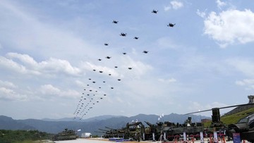 Korsel Pamer Drone Saat Latihan Militer Bareng Amerika Serikat (Foto: AP/Ahn Young-joon)