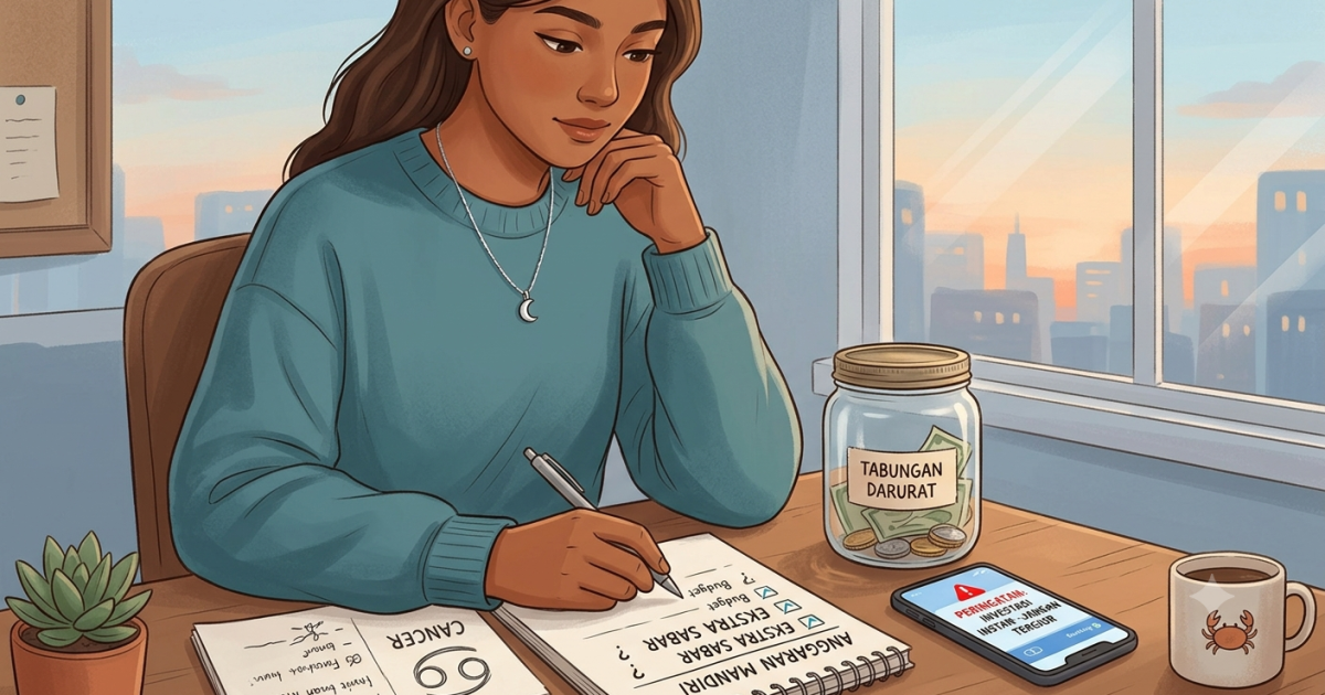 Ramalan Keuangan Zodiak Cancer Hari Ini