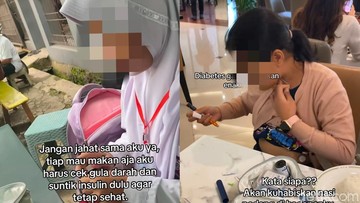 Anak 12 tahun kena diabetes tipe satu (Foto: IG @dickaarmitasari dengan izin yang bersangkutan)