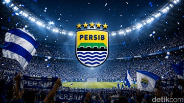 Ilustrasi logo Persib Bandung. (Foto: ChatGPT)