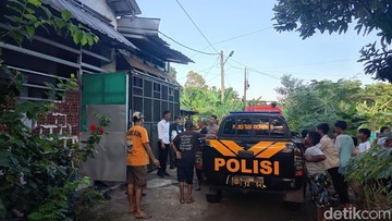 Suasana rumah yang diduga melakukan penyekapan terhadap pegawai di Tasikmalaya (Foto: Faizal Amiruddin/detikJabar)