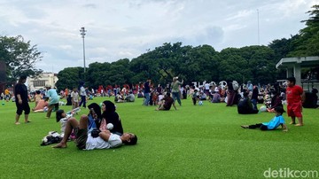 Alun-alun Kota Bandung. Foto: Wisma Putra/detikJabar