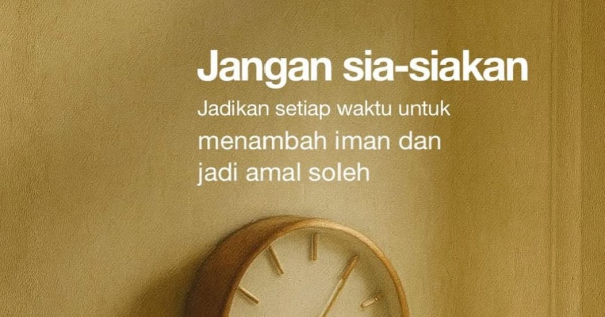 Jaga  Lima Perkara Sebelum Datang Yang Lima Itu