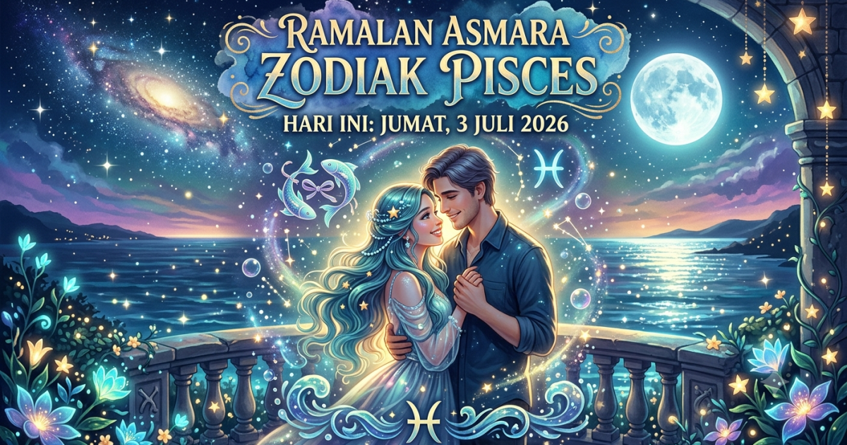 Ramalan Asmara Pisces Hari Ini Jumat 3 Juli 2026