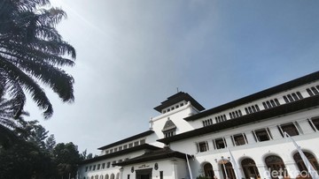Gedung Sate, Kota Bandung. (Foto: Bima Bagaskara/detikJabar)