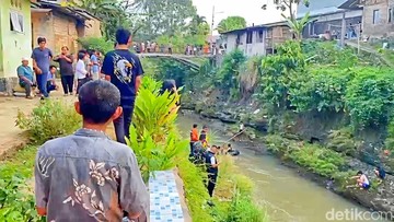 Pencarian bocah hilang di Sukabumi (Foto: Syahdan Alamsyah/detikJabar).