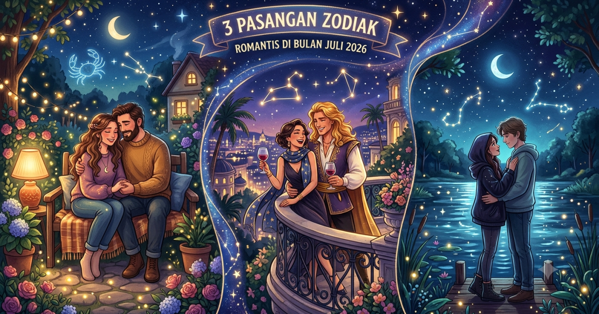 3 Pasangan Zodiak yang Bakal Selalu Romantis dan Bikin Iri di Bulan Juli 2026