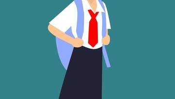 Ilustrasi seragam SMP. (Foto: internet/pixabay)