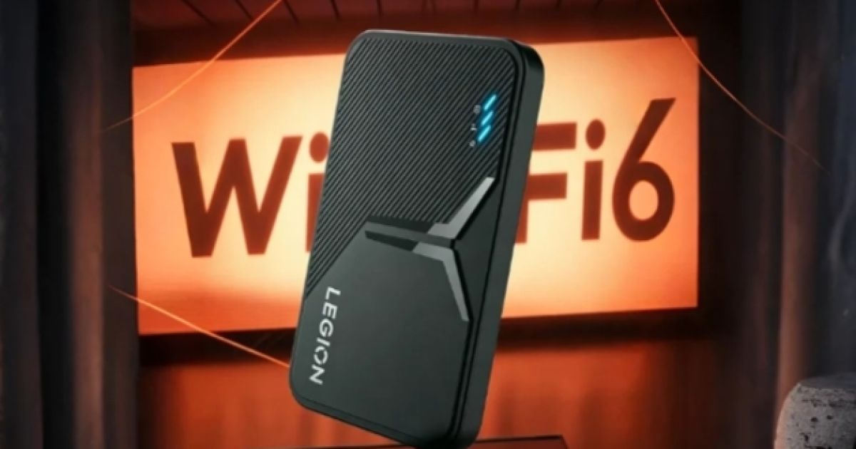 Lenovo Hadirkan Mi-Fi Legion LM50S, Dukung Wi-Fi 6 dan Bisa Terhubung ke 10 Perangkat (Foto: 
Mi-Fi Legion LM50S/Lenovo)