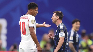 Jude Bellingham dan Lionel Messi (Foto: Getty Images/Catherine Ivill - AMA)