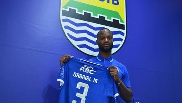 Gabriel Mutombo, pemain Persib Bandung (Foto: Dok. Persib Bandung).