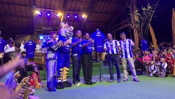 Prosesi pengumuman Mariano Peralta sebagai pemain Persib. (Foto: Dok. Persib Bandung)