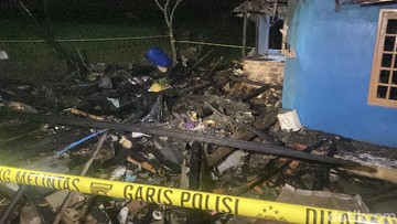 Lokasi kebakaran maut di Sukabumi (Foto: Siti Fatimah/detikJabar).