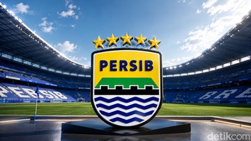 Ilustrasi logo Persib Bandung. (Foto: ChatGPT)