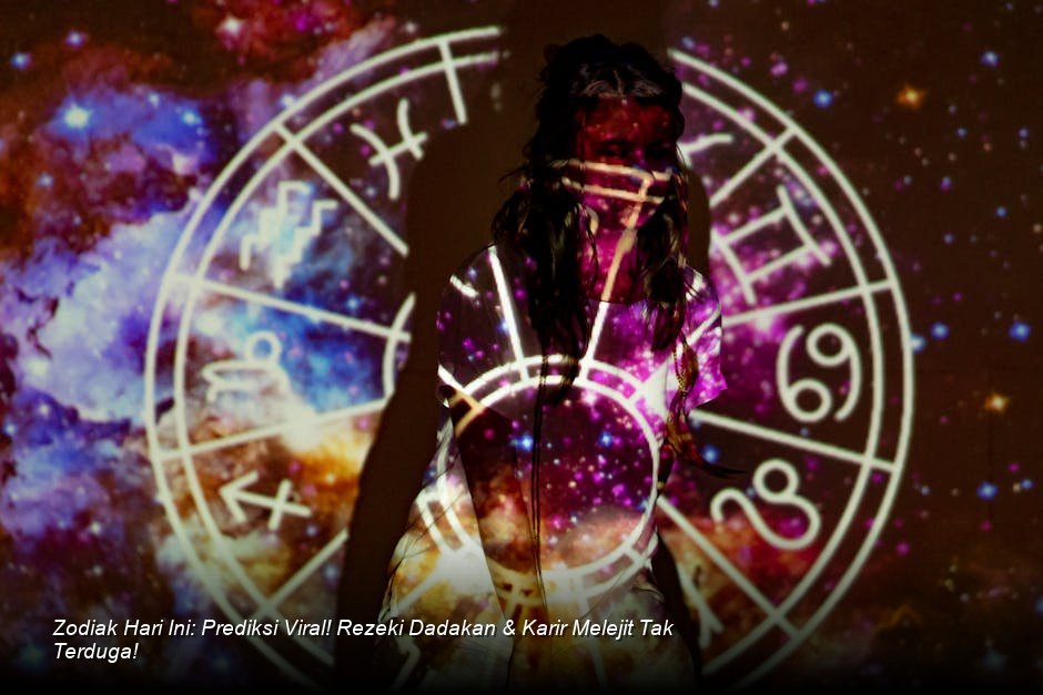 Ilustrasi indah rasi bintang yang bersinar terang di langit malam, melambangkan ramalan zodiak hari ini.