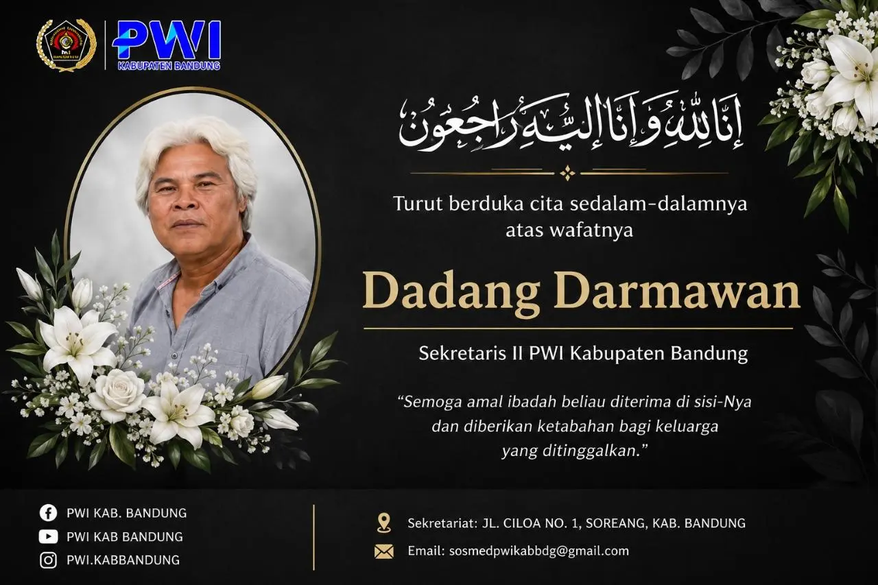 PWI Kabupaten Bandung Berduka, Sekretaris II Dadang Darmawan Meninggal Dunia