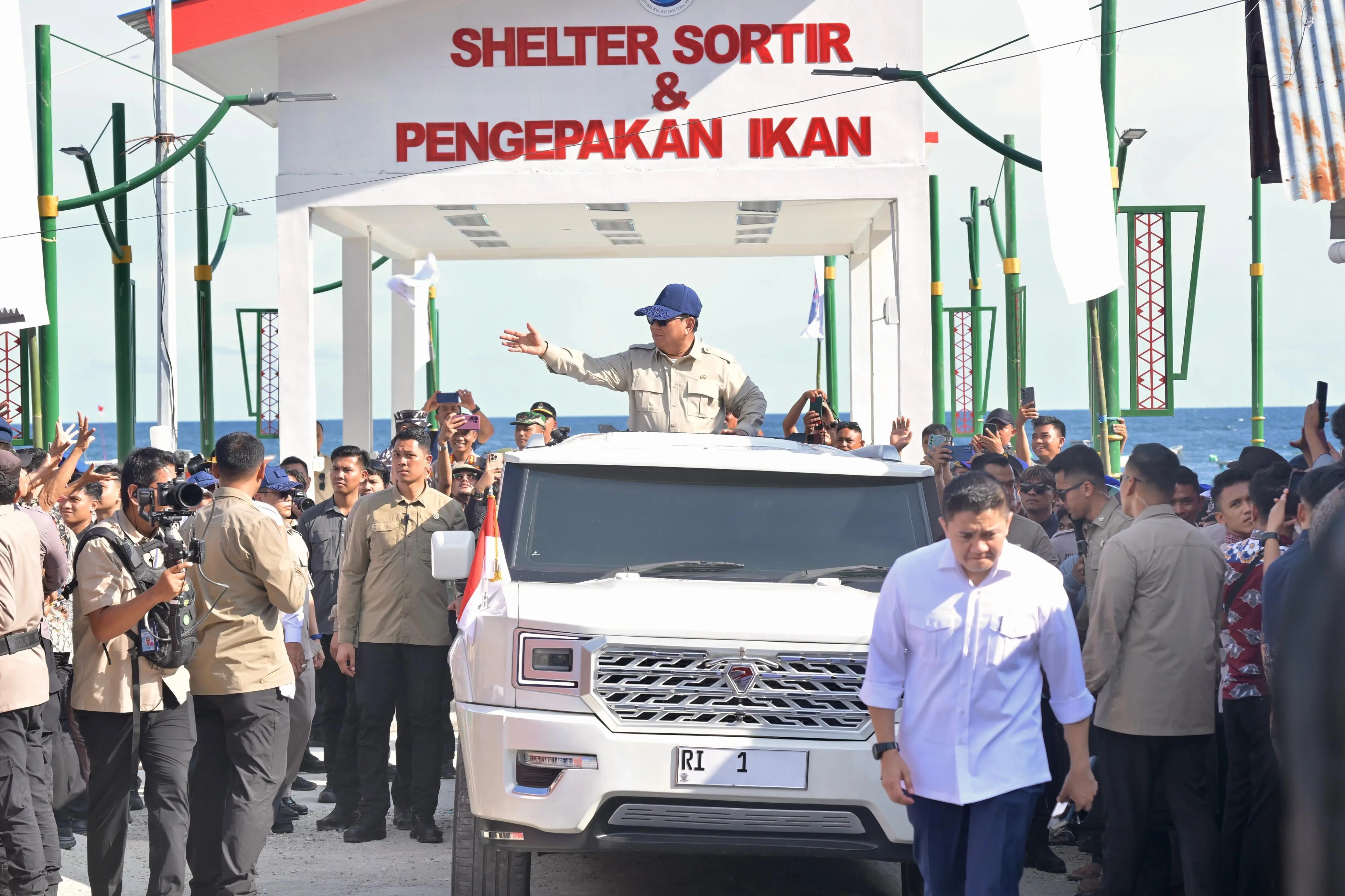 Presiden Prabowo Tinjau Shelter Ikan Gorontalo: Perkuat Ekosistem Perikanan Rakyat