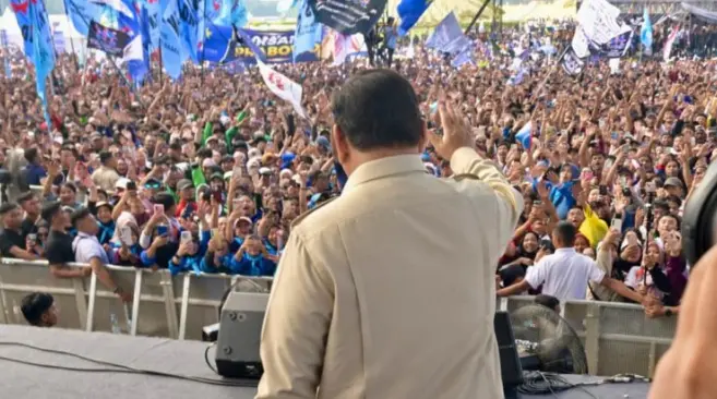 Presiden Prabowo Hadiri Hari Buruh Internasional 2026, Monas Jadi Lautan Massa