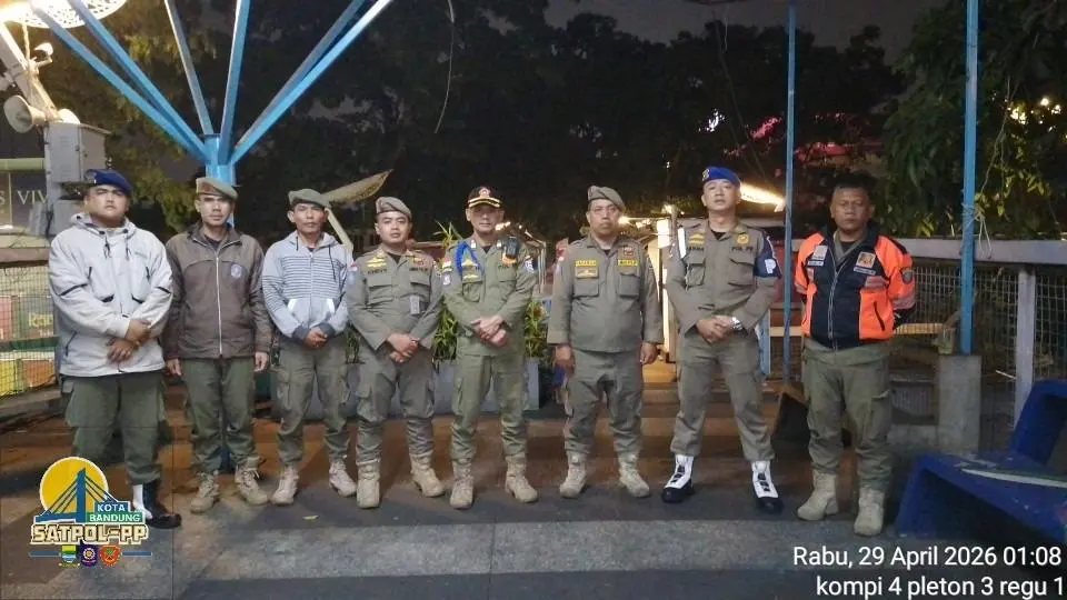 Patroli Jawara Sakti Satpol PP Bandung: Sisir Titik Rawan Kejahatan Malam Hari
