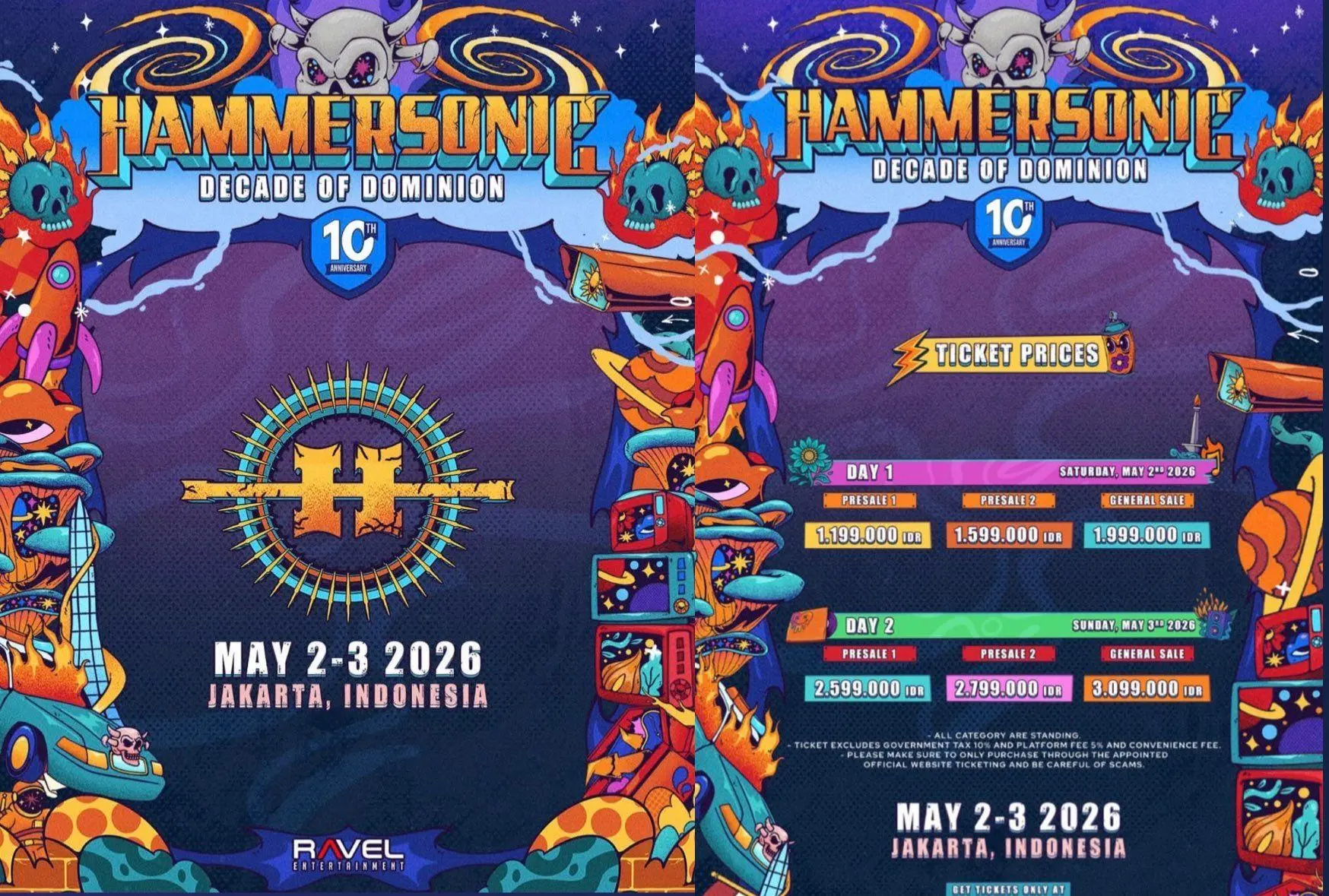 Hammersonic 2026 Berubah Jadi Private Event, Lokasi Pindah ke Nusantara International Convention Exhibition