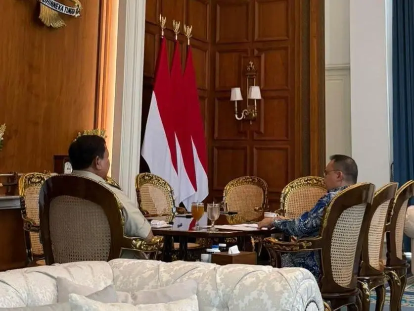 Pertemuan Istana Merdeka: Presiden Prabowo dan Sufmi Dasco Bahas Kondisi Ekonomi-Politik