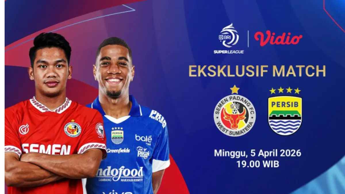 LINK LIVE STREAMING Persib Bandung vs Semen Padang Hari Ini, Minggu 5 April 2026