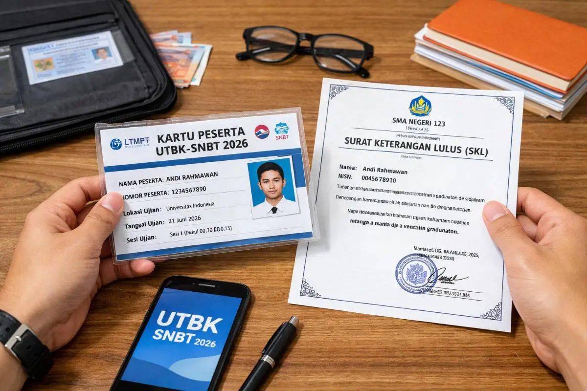 Simak Daftar Syarat Pendaftaran UTBK-SNBT 2026 yang Wajib Dipenuhi
