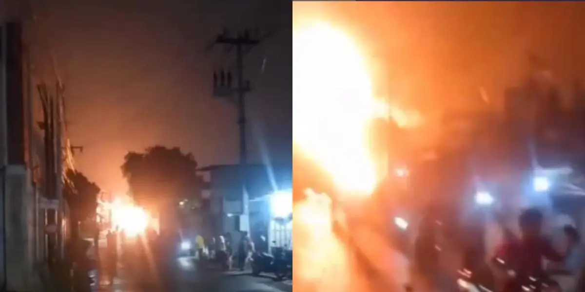 Kebocoran Gas Picu Ledakan Hebat di SPBE Cimuning Bekasi, Sejumlah Bangunan Hangus Terbakar