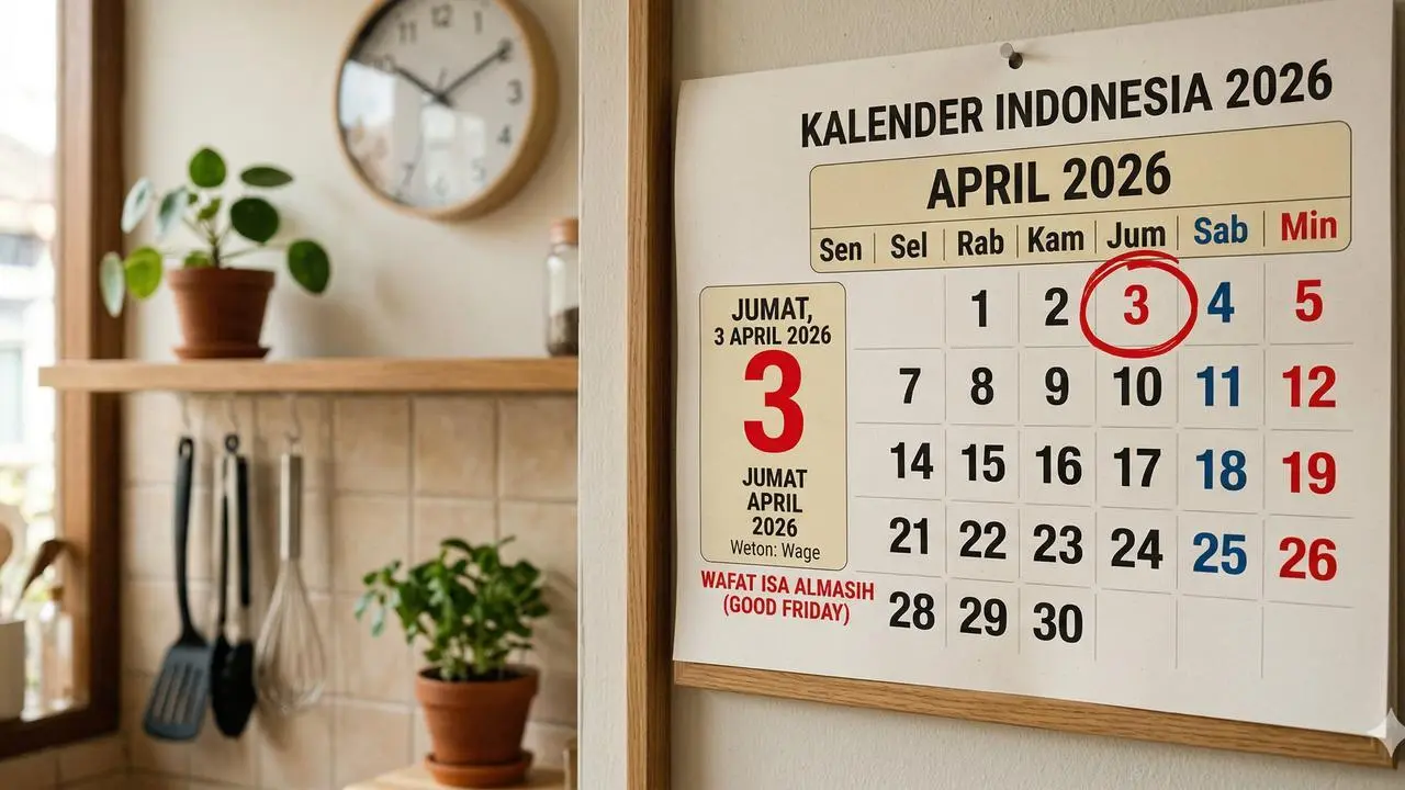 Cek Kalender! Apakah 3 April 2026 Libur Tanggal Merah? Ini Jawabannya