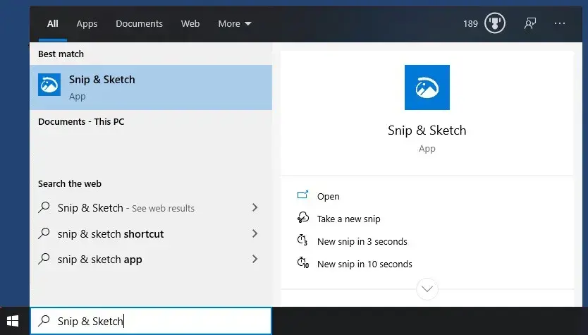 Cara Screenshot Laptop dan Komputer Praktis dengan Fitur Snip & Sketch di Windows