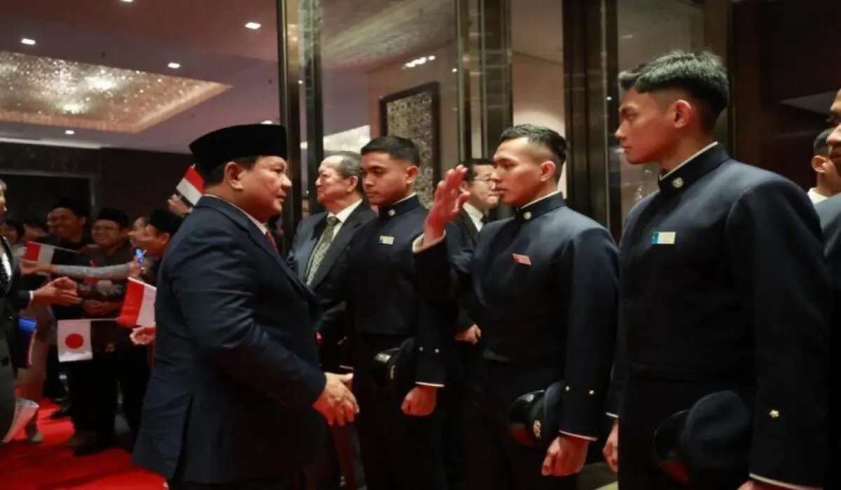 Momen Haru Taruna Indonesia di Jepang Bertemu Presiden Prabowo