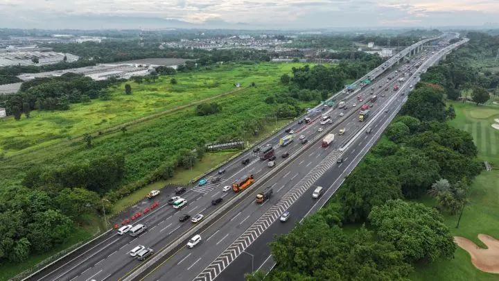 Arus Balik via Tol Layang MBZ Mulai Melandai pada H+7 Lebaran 2026