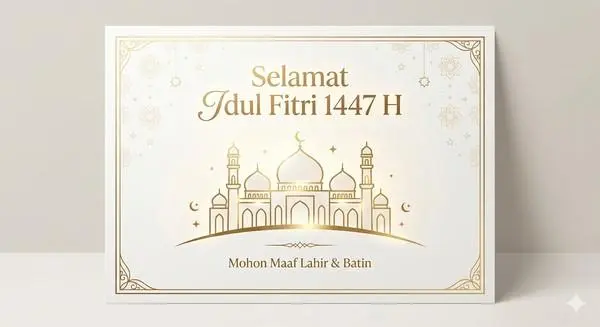 Inspirasi Ucapan Selamat Lebaran 2026: Kalimat Indah untuk Kartu Ucapan di Hampers
