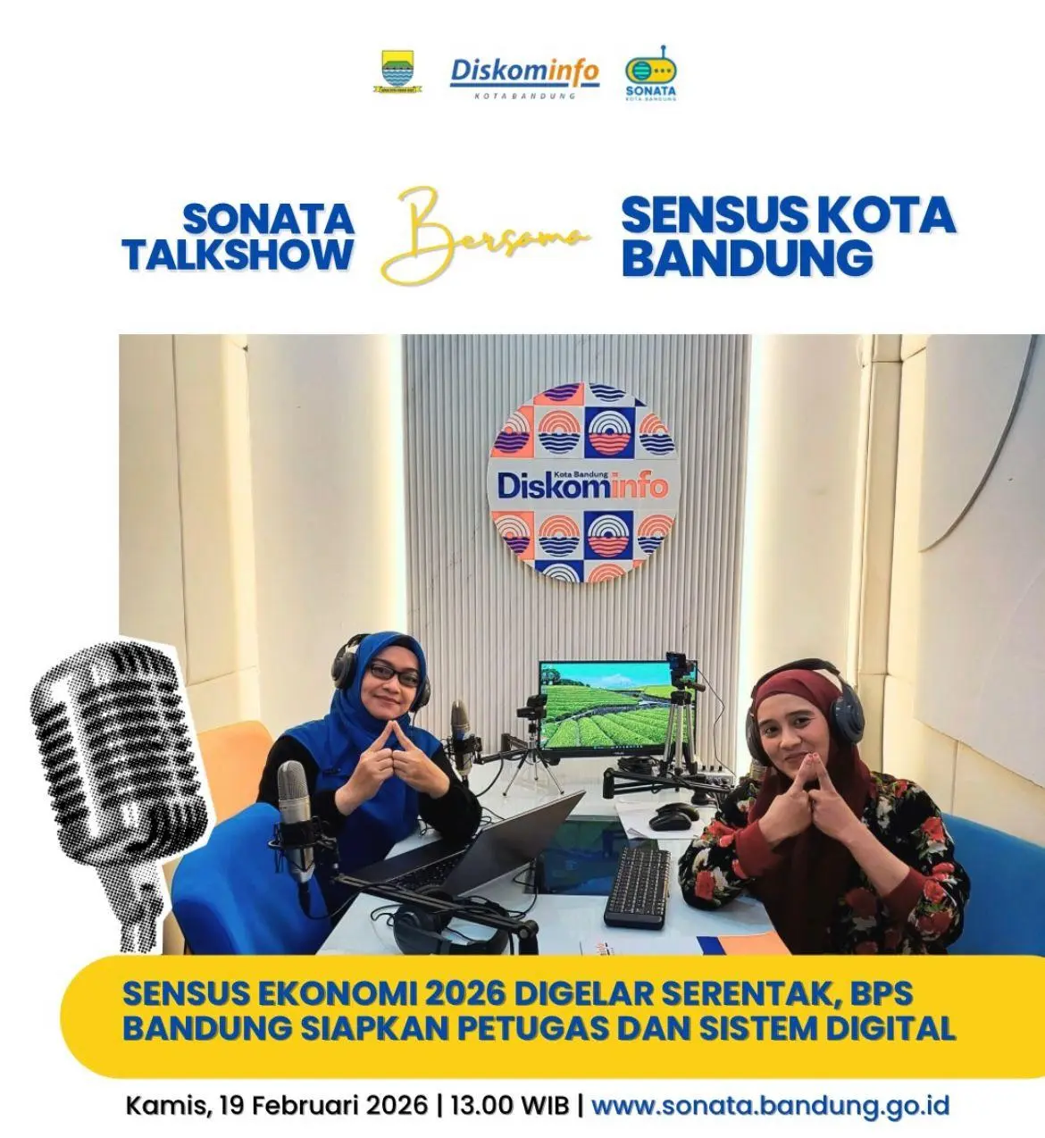 Sensus Ekonomi 2026 Segera Dimulai: BPS Kota Bandung Siapkan Pendataan Digital dan Door-to-Door