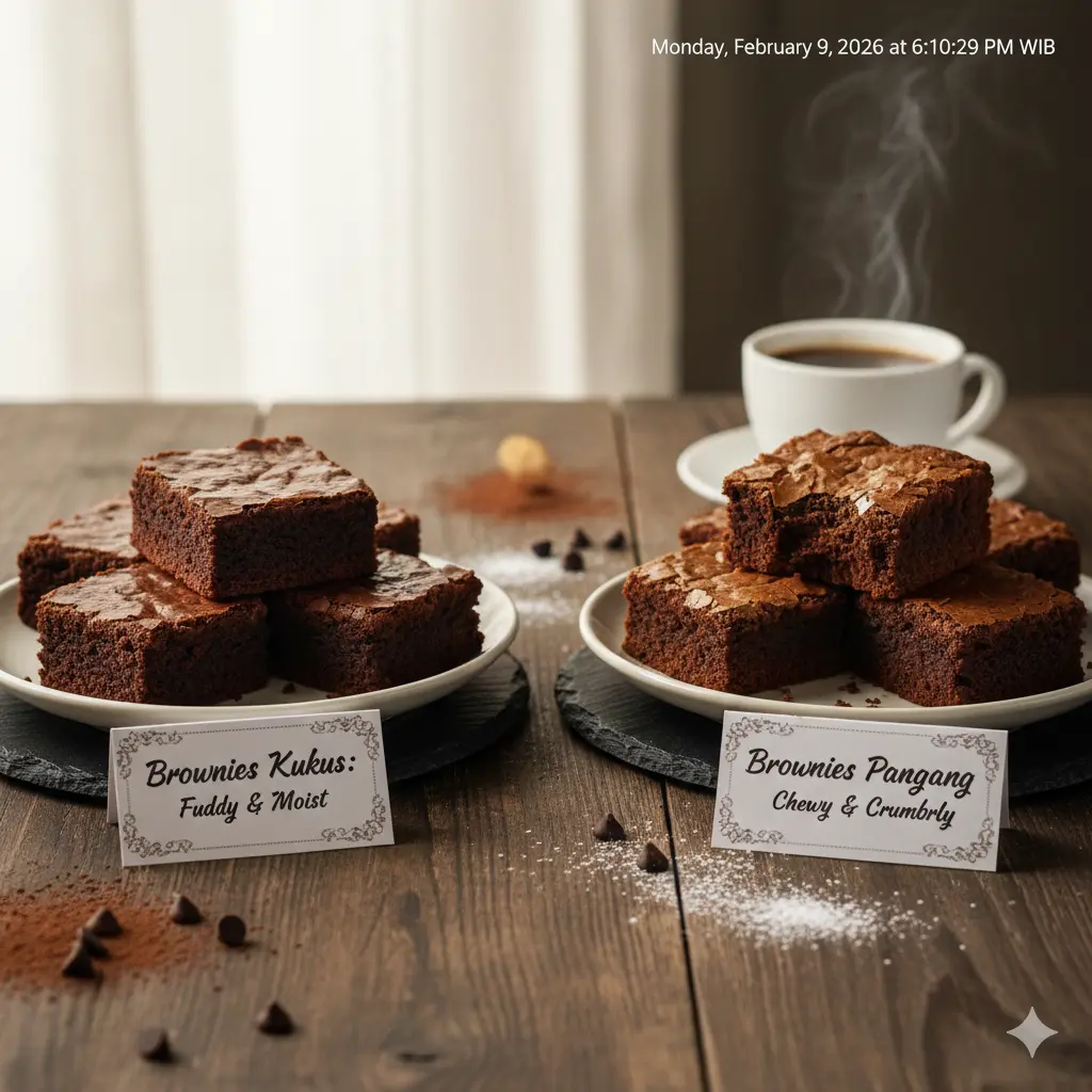 Bedah Tekstur Brownies: Rahasia di Balik Kelezatan Versi Panggang dan Kukus