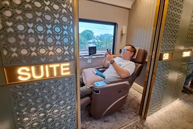 Mewah Banget! Intip Fasilitas Kereta Compartment Suites yang Berasa Hotel Berjalan