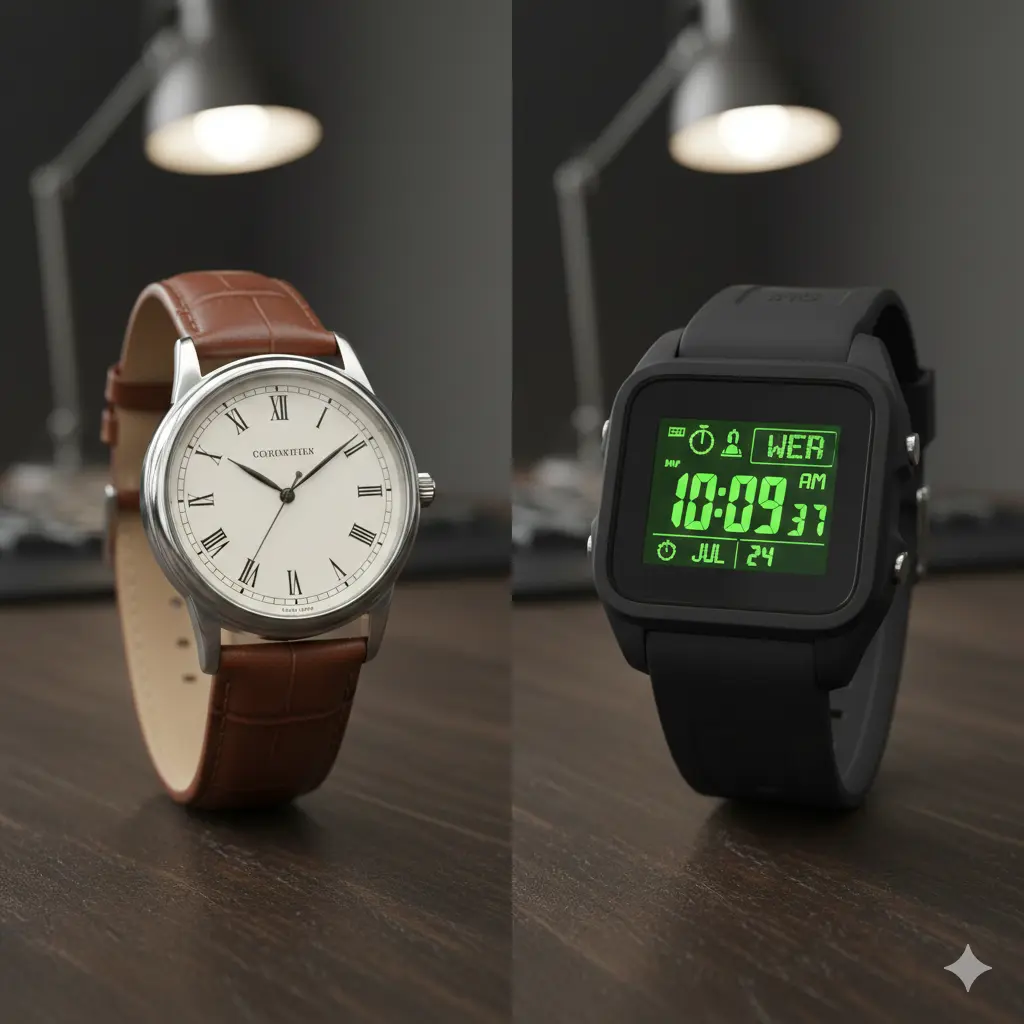 Analog vs Digital: Panduan Memilih Jam Tangan yang Sesuai dengan Karakter Anda