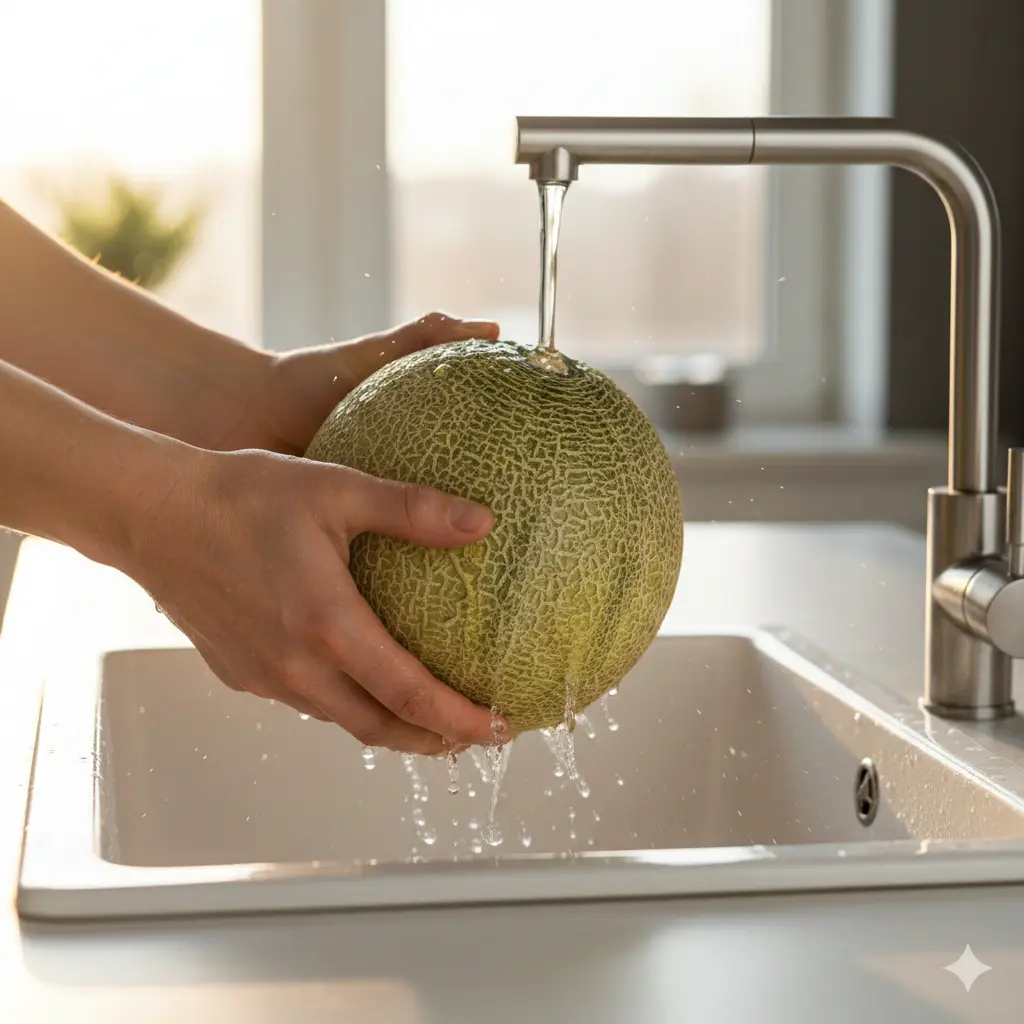 Waspada Bakteri! Alasan Penting Mengapa Melon Harus Dicuci Sebelum Dipotong