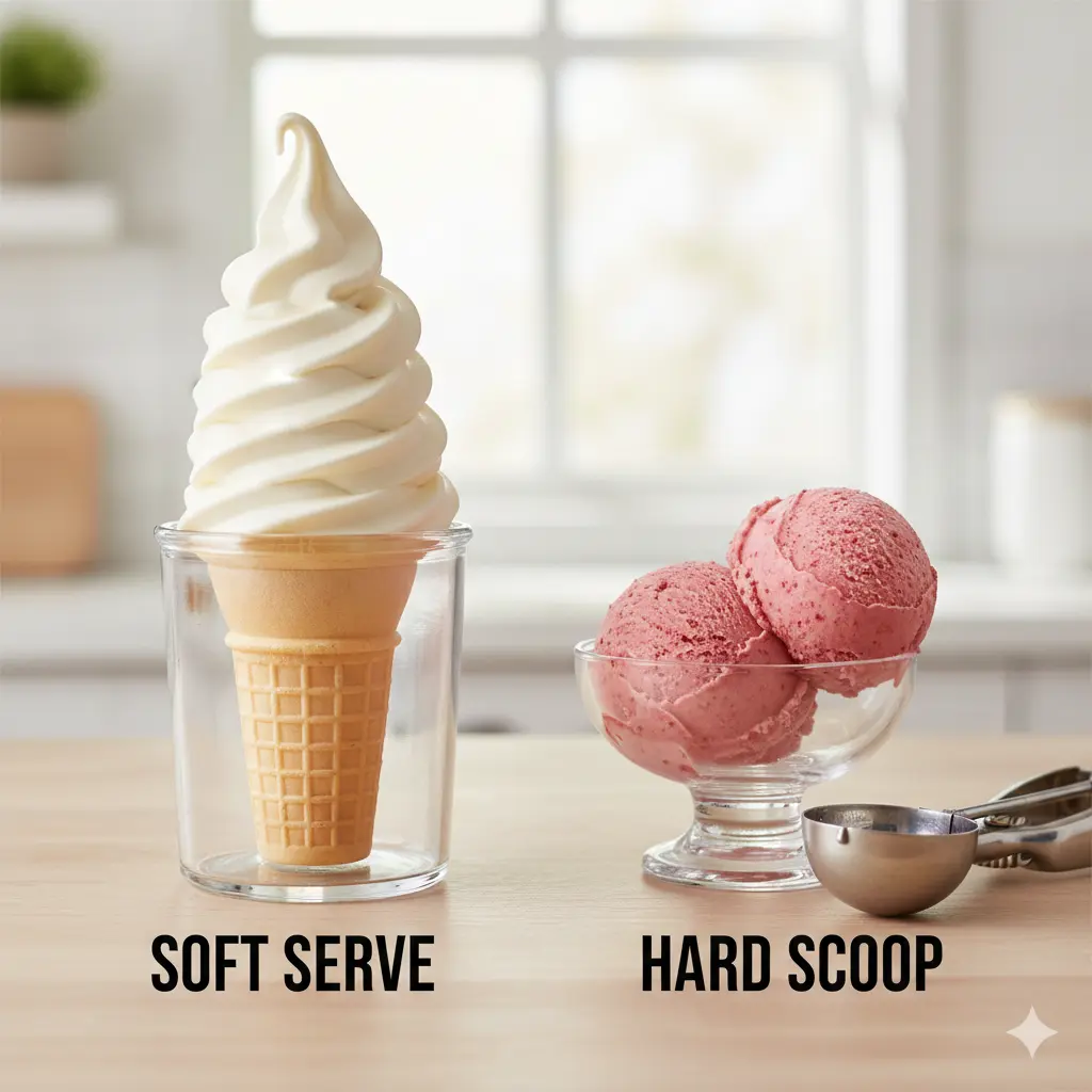 Mengenal Perbedaan Soft Serve dan Hard Scoop: Bukan Sekadar Masalah Suhu