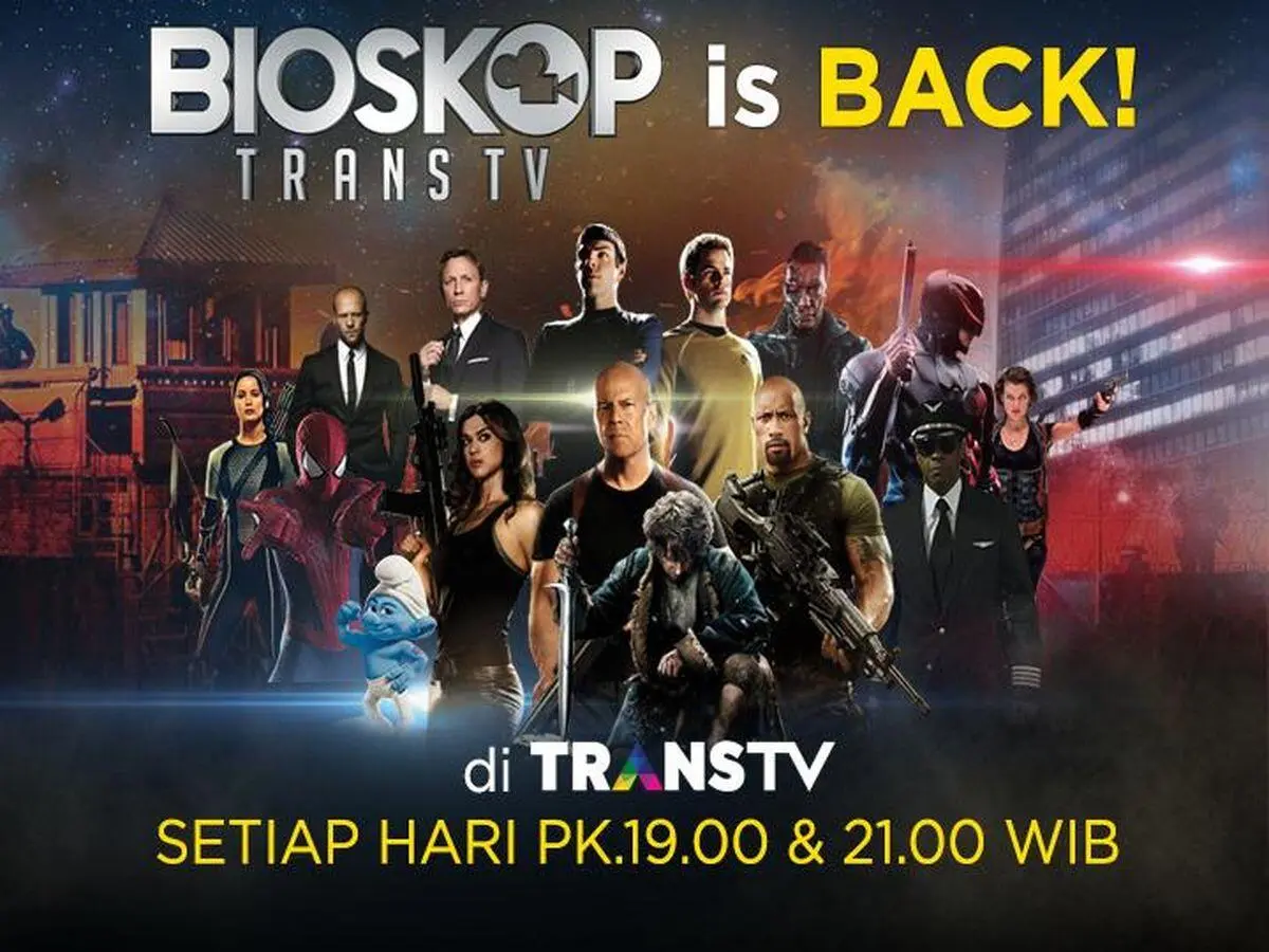 Jadwal Bioskop Trans TV 16-21 Januari 2026: Intip Aksi Vin Diesel dan Jason Statham Pekan Ini!