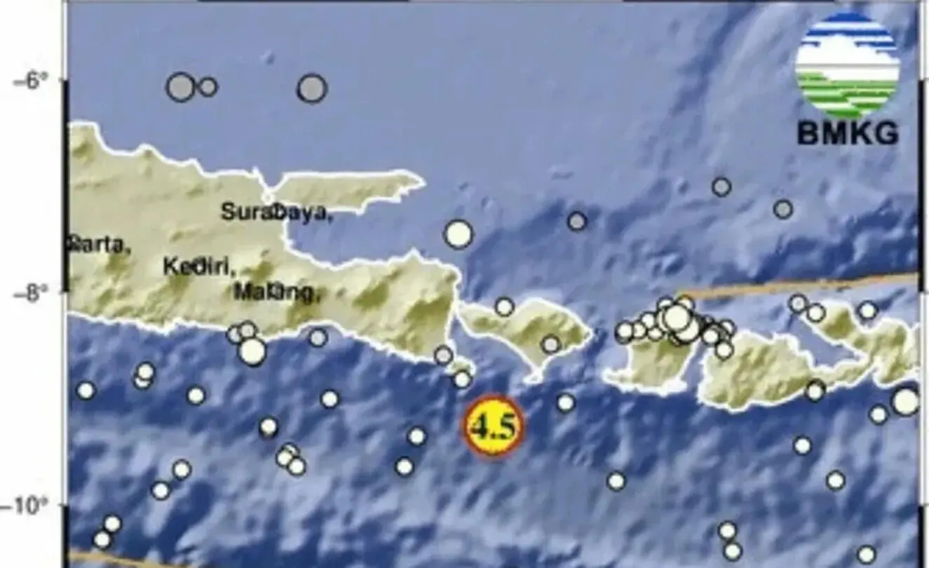 BMKG Ungkap Gempa 4,5 di Kuta Bali Bersifat Dangkal dan Memiliki Gerakan Mendatar