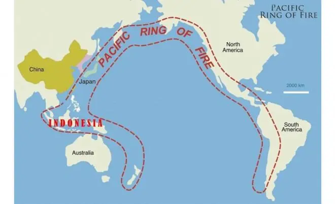 Daftar Negara di Cincin Api Pasifik yang Rawan Bencana Alam dan Gempa Bumi